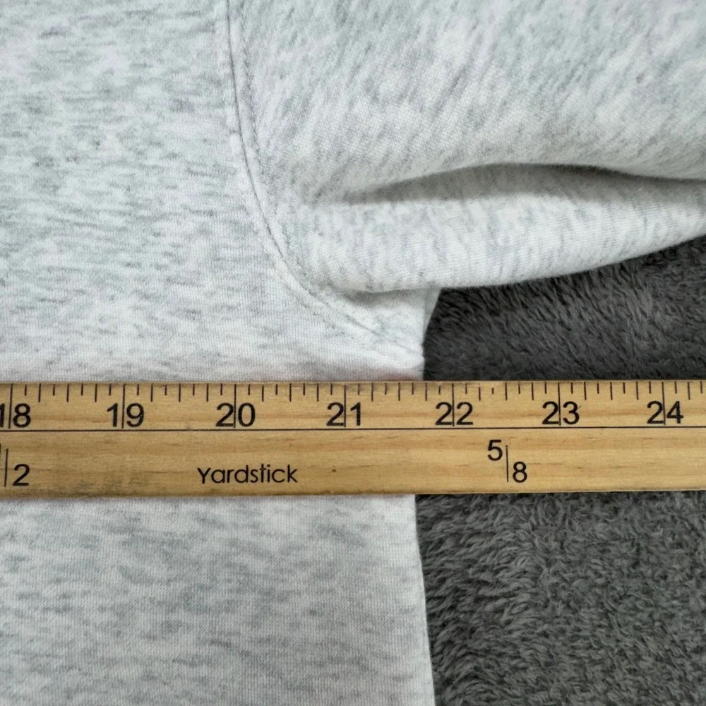 Fabletics Light Grey Heathered Full Zip Hoodie Sweatshirt Jogger Pants Womens L - Picture 6 of 16